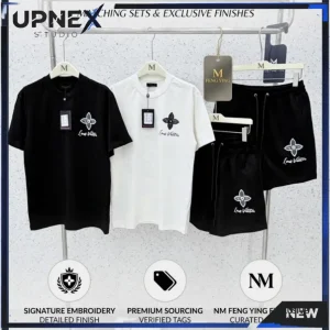 Bộ Quần Áo Thun Nam Upnex Họa Tiết Thêu - Sét Đồ Nam Mùa Hè Cotton Co Giãn